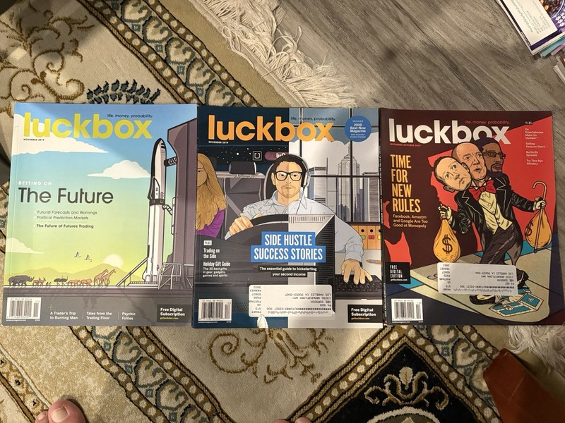 Five Luckbox Magazines 2019 & 2020 Editions