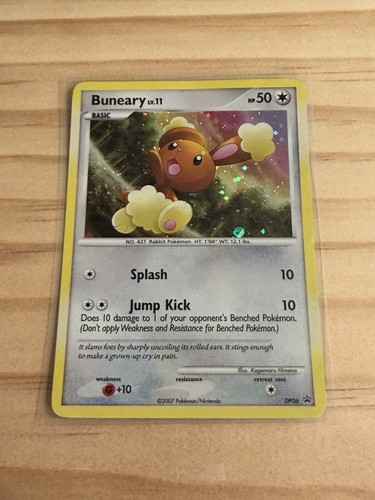 Buneary DP06 DP Black Star Promos Holo Promo Pokemon Card MP