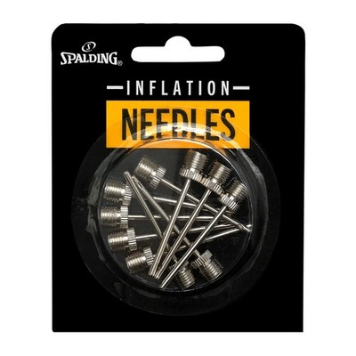 Spalding Air Inflating Needles 10-Pack New for basketball, soccerball, football