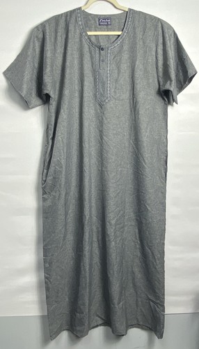 Men GREY short sleeve thobe/jubba/kandorah.dishdash.sizes 60