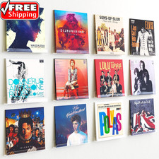 12 Pack Vinyl Record Wall Mount Shelves, 12" Vinyl Holder for Album Record Stora