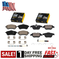 Front Rear Ceramic Brake Pads Fits Mercedes-Benz C300 2008 - 2012 3.0L 3.5L