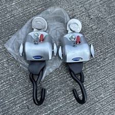 Pair of Q&rsquo;STRAINT QRT-3 wheel chair securement retractors
