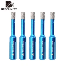 Diamond Drilling Core Bit Set 5pcs 6/8/10mm Hole Saw Porcelain Tile Marble Drill