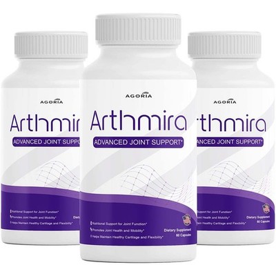 (3 Pack) Arthmira Joint Eternal Natural Joint Supplement Boost Mobility Capsules