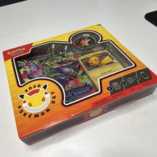 Pokémon Day 2026 Collection Box Pikachu Promo Card Coin 3 Booster Packs