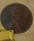 194? D LINCOLN WHEAT PENNY - STRUCK TRHOUGH GREASE, CIRC.