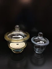 Corning Pyrex Cat No 3081 Glass Desiccators Lot 2 PCS