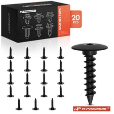 A-Premium 20x M7.5 Nylon Foam To Bumper Fascia Screw Retainer Fasteners for GM