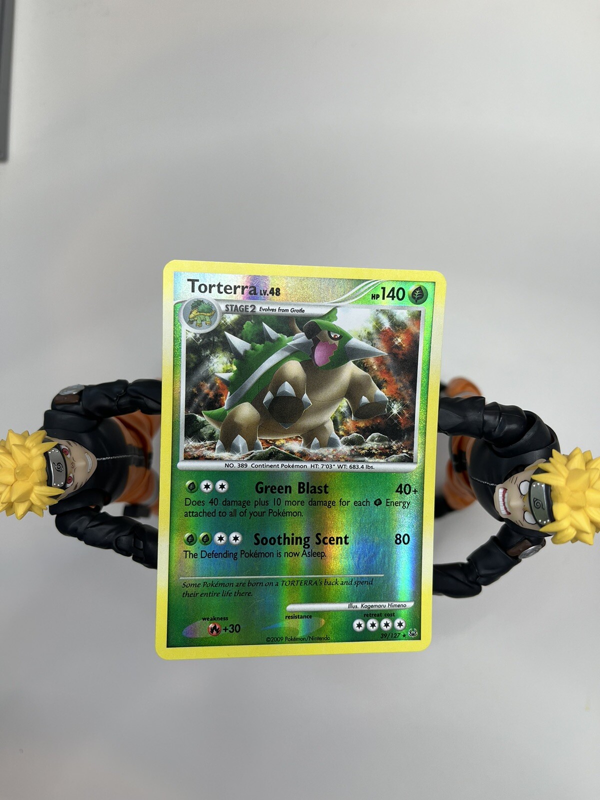 Torterra - 39/127 - Rare - Reverse Holo LP, English Pokemon Platinum