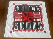 Howdy Sony Signatures Country Music Tour Bandana Handerchief 1994 Vintage