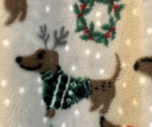 DACHSHUND HOLIDAY THICK SOFT LOUNGE PANTS. SALE!!!SALE!!! - Picture 5 of 11