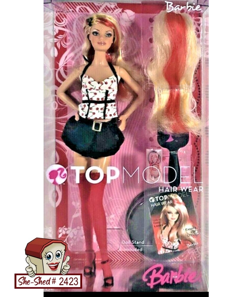 Barbie TOP MODEL M5794 Barbie Set de Regalo NRFB 2007 Mattel Top Model Rubia Barbie