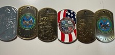6 Pieces Military dog tags