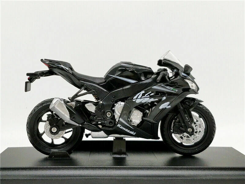 Welly 1:18 Kawasaki 2017 NINJA ZX10-RR Sports Motorcycle Bike Model Toy IN BOX - Image 4 of 4