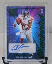 Plaxico Burress 2022 Panini Luminance Illuminated Ink Green Auto /10 ILL-PLB