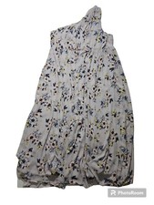 Torrid Garden Party Dress Floral One Shoulder Chiffon Maxi Romantic Sz 26S