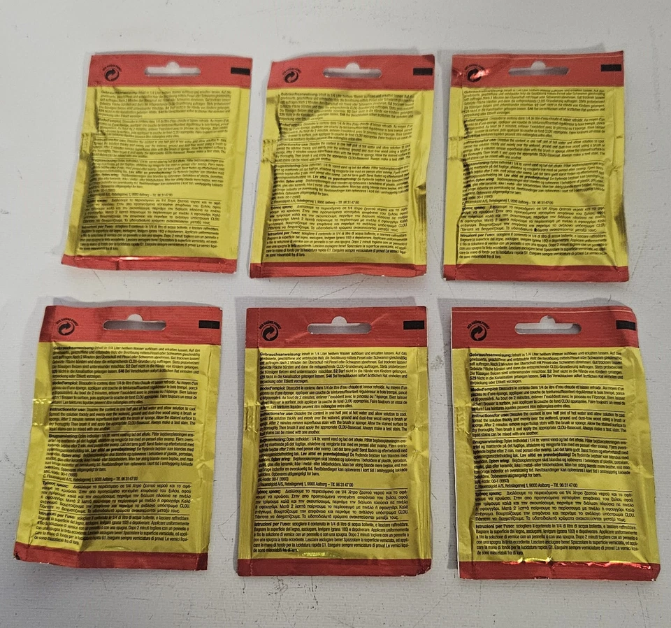 6x   CLOU Pulverbeize 12 g - Nr. 170, Mahagoni dunkel - Bild 3 von 3