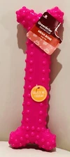 Greenbrier Kennel Club Dog Bone Shaped Dog Interactive Toy 10” In Long