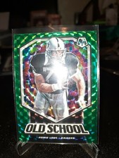 Howie Long 2020 Mosaic Old School Green Mosaic Prizm Insert #17 Raiders a192