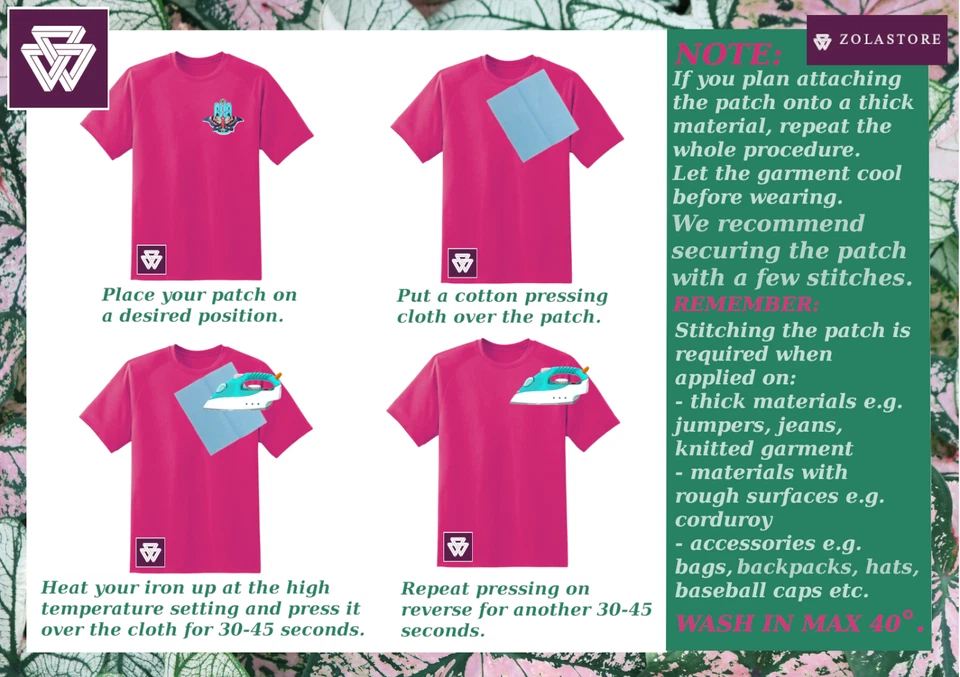 Bundle of 10 Embroidered Patches – Skulls, Moths, Cherries | Punk & Alternative - Image 2 of 4