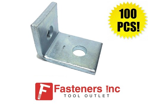 (Qty 100) #4642 P1068 2 Hole 90DEG Corner Angle for Unistrut Channel ...