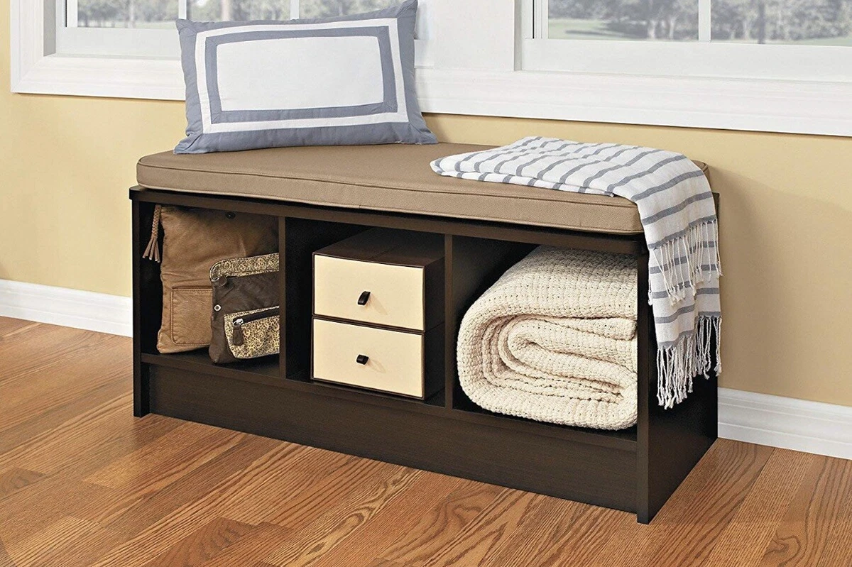 Decorative storage online bench for bedroom