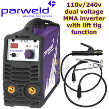 Parweld XTS163DV 110v 240v  160A MMA arc tig inverter welder 3 year warranty