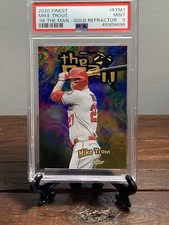 2020 Finest '98 The Man Gold Refractor Mike Trout /50 #FTM1 PSA 9 MINT