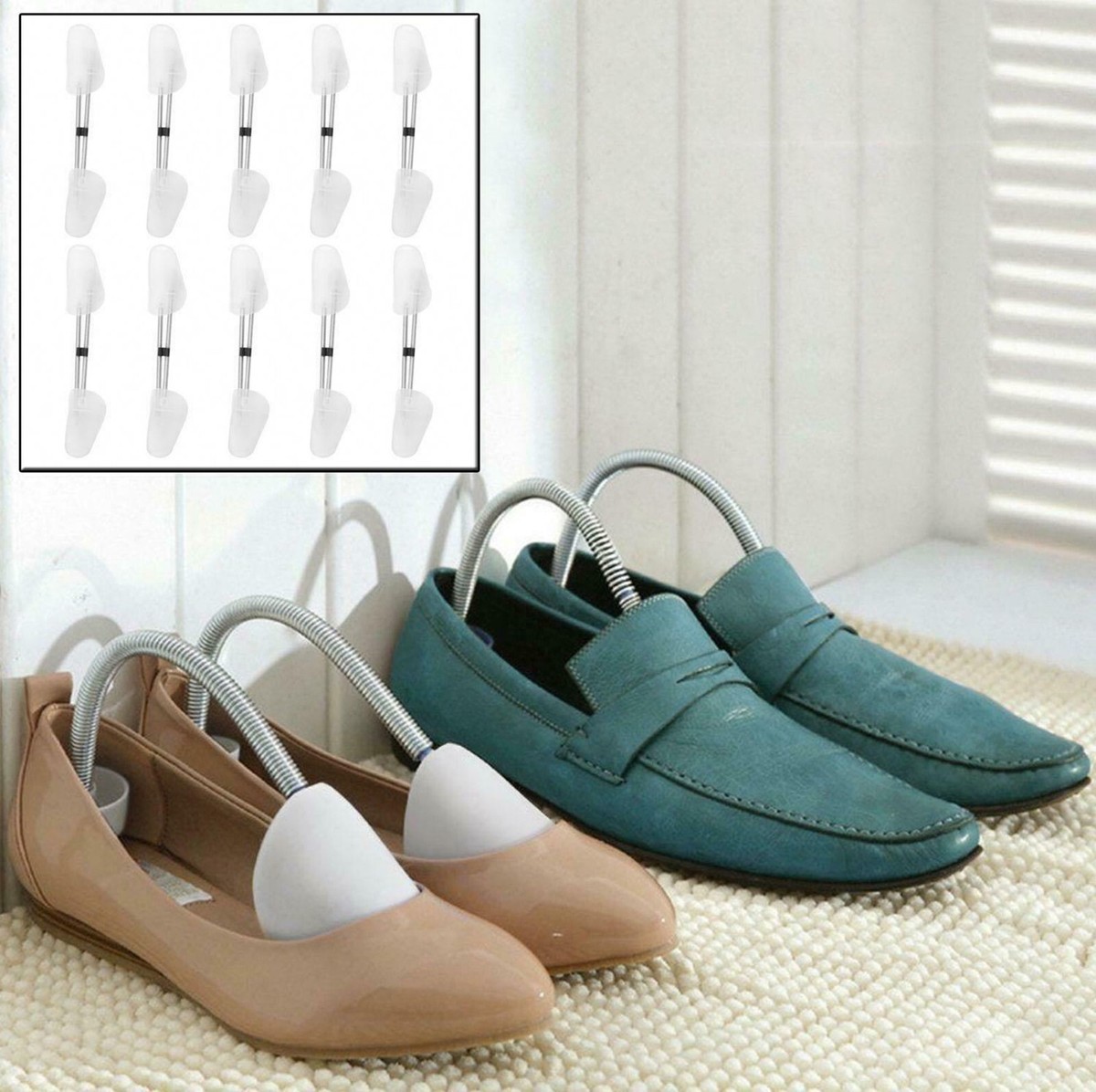 10 Pairs Men Plastic Shoe Trees Maintain Shape Shoes Footwear