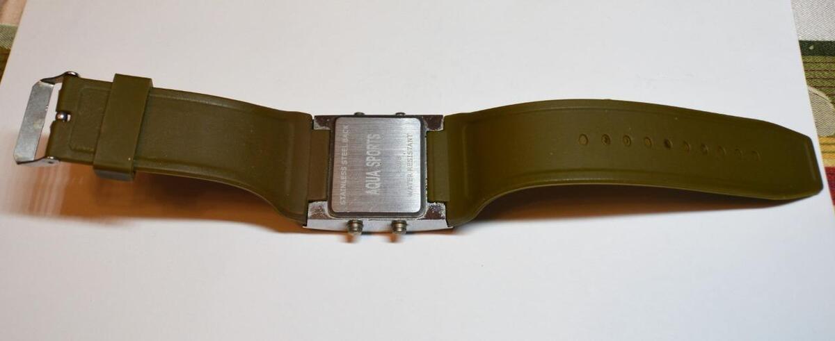 RARE and UNIQUE AQUA SPORTS LED Watch 8208 45mm x 35mm case RARE and UNIQUE AQUA SPORTS LED Watch 8208 45mm x 35mm case