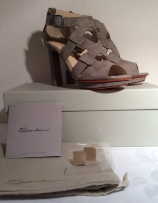 Musthave! Santoni Plateau Highheel aus der Rose Collection, Tobe, Gr. 38,5 Neu