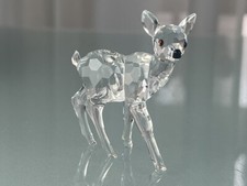 Figurine Swarovski figurine en cristal 235045 chevreuil Kitz 6,5 cm. Excellen...