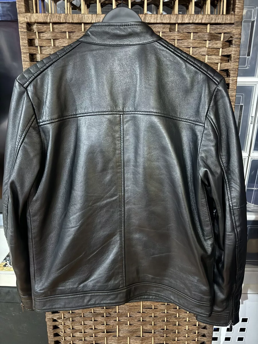 Politix top leather jacket