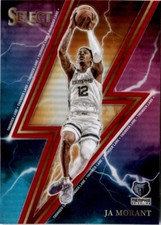 2023-24 Panini Select - Thunder Lane Ja Morant #7 Red Prizm for