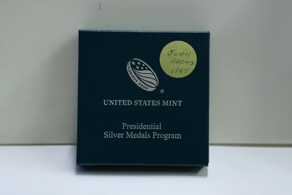2020 U.S. Mint Presidential "Adams" Silver Medals Program OGP COA 1oz SILVER - Image 2 of 4