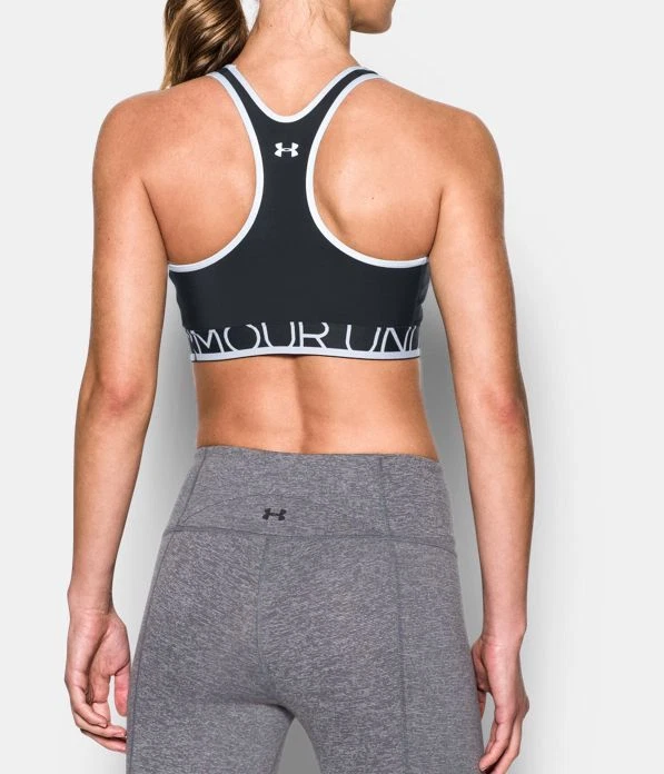Under Armour Black / White Medium-Impact Sports Bra (1250132) Size XS - NWT - Image 4 of 4