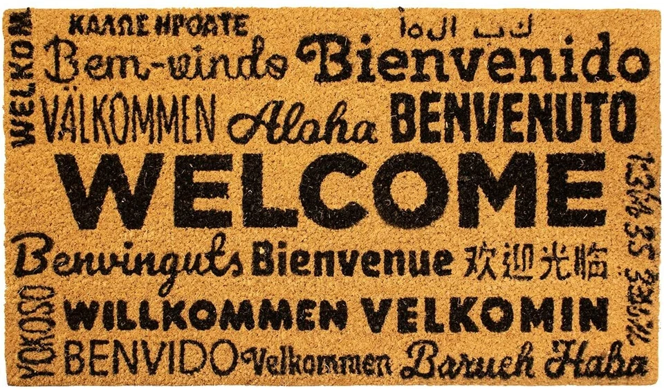 Paillasson Tapis d'entrée pour la Maison Pratique 70 x 40 cm Bon Accueil - Photo 4/4