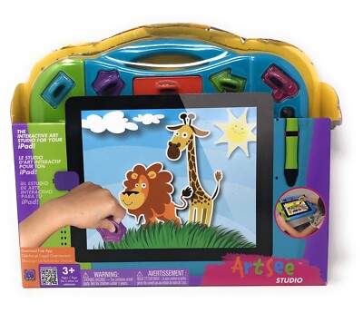 ArtSee Studio Interactive Art Studio for iPad/Tablet Case 3yrs+ OPEN BOX