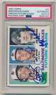 CAL RIPKEN JR/BOB BONNER/J SCHNEIDER #21 1982 Topps RC PSA/DNA AUTO 9 AUTHENTIC
