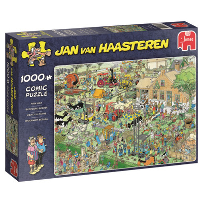 Jumbo 19063 Jan van Haasteren Bauernhof Besuch 1000 Teile Puzzle