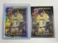 2024 Topps Chrome Update #USC124 Tyler Black RC Rookie Debut X-Fractor + Base