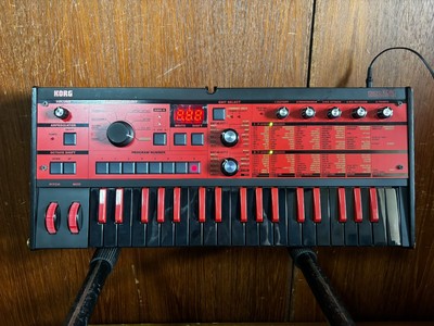 中古、レア、限定カラー】KORG micro KORG BKRD(red black)コルグ 