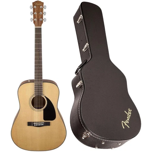 Fender CD-60 Dreadnought V3 Acoustic Guitar Natural with Case