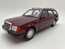 Bos 1:18 Mercedes Benz S124 300TE 1991 Red Resin Unopenable Car Model