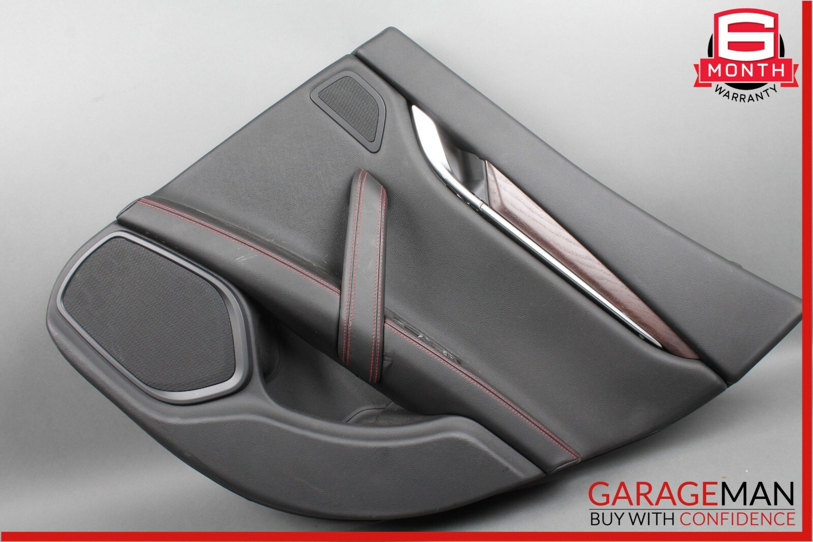 14-18 Maserati Ghibli Rear Right Side Interior Door Panel Cover Assembly Black
