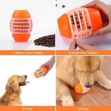 Tikaton Treat Dispensing Dog Toy Interactive Chase Fetch Training Game PuzzleToy