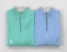 Men's Walter Hagen Golf Pique Fleece Lined Midweight 1/4 Zip Pullover Shirt