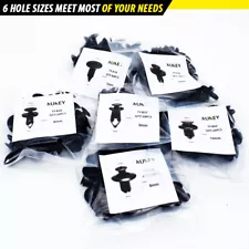 190Pcs Car Clips Plastic Rivets Retainer Fender Push Pin Fastener Bumper Fitting