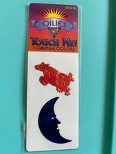 Vintage Oilies 80’s/90's Liquid Crystal Cow/Moon NIP